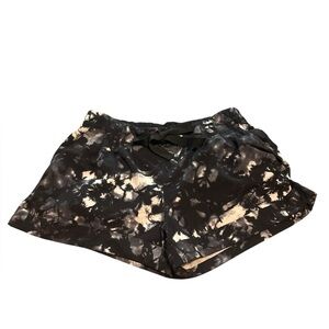 lululemon athletica Black and White Athletic Shorts